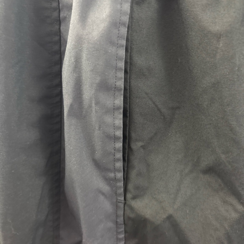 Vintage Adidas Pants Mens XL Black Windbreaker Joggers Ankle Zip Y2K Track - Picture 9 of 12